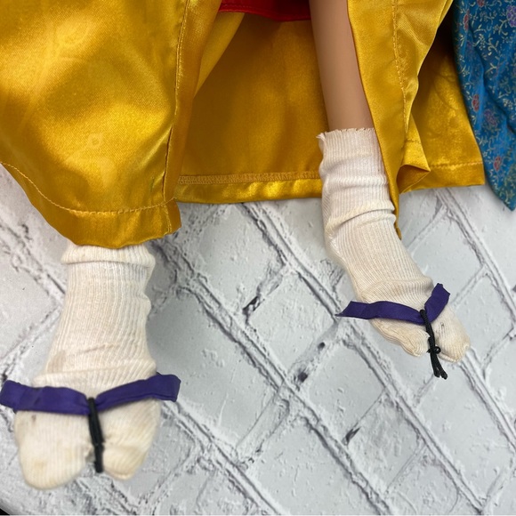 Rare Vintage Pat Dezinski Mei Su Asian Porcelain Doll Articulated Head Signed - Picture 4 of 16